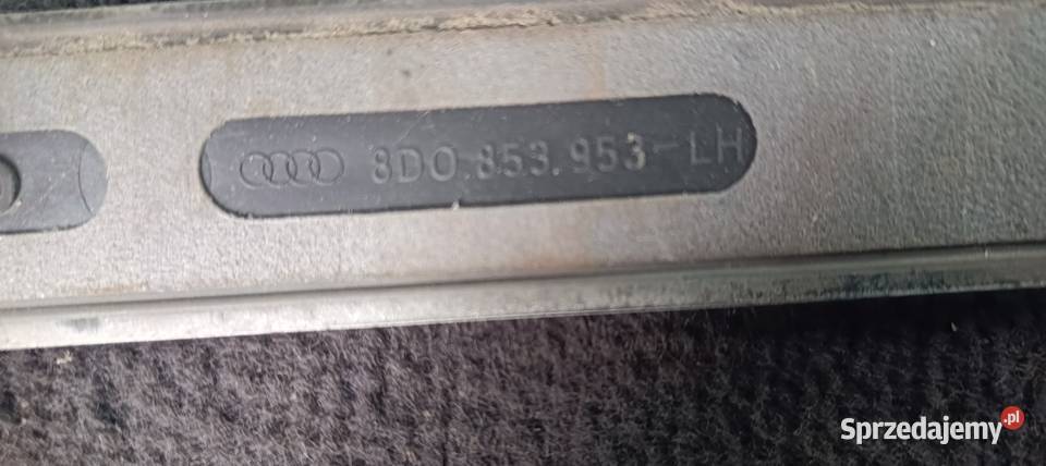 Listwa Środkowa Lewa Przednia Audi A4 B5 a5 osobowe Klapy bagażnika
