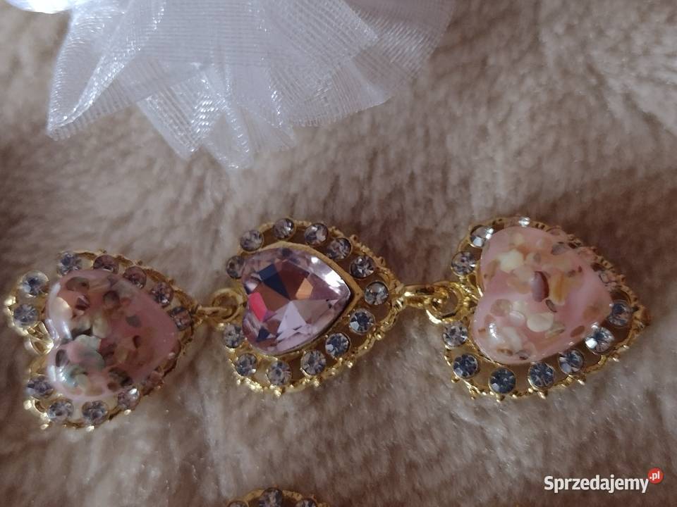 Ekskluzywne długie kolczyki wieczorowe z Londynu małopolskie