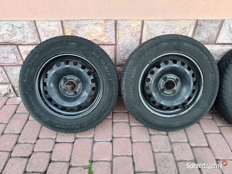 4x Felgi stalowe 4x100 VW UP SKODA 14