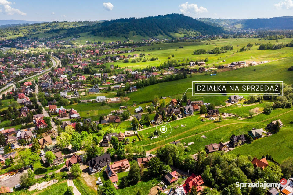 Działka budowlana w Poronienie B Poronin