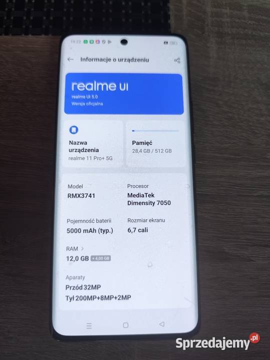 Telefon realme 11pro 5g nowy Pozostałe Kościan