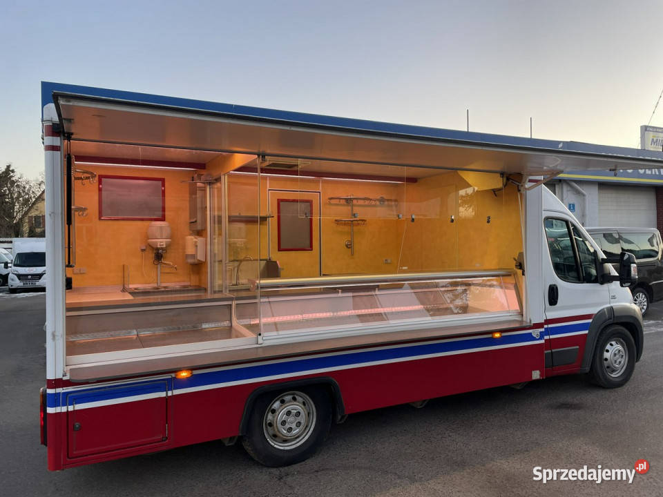 Fiat Ducato Autosklep wędlin Gastronomiczny Food niebieski Syców