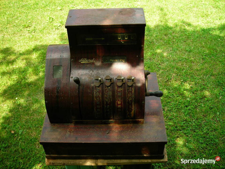 Zabytkowa kasa National początek XX wieku Białystok