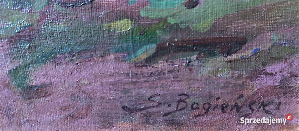 Stanisław Bagieński obraz Polonia prowadząca do Malarstwo Poznań sprzedam