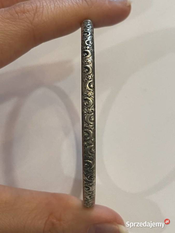 Srebrna bransoletka Rytosztuka Bangle srebro Kraków