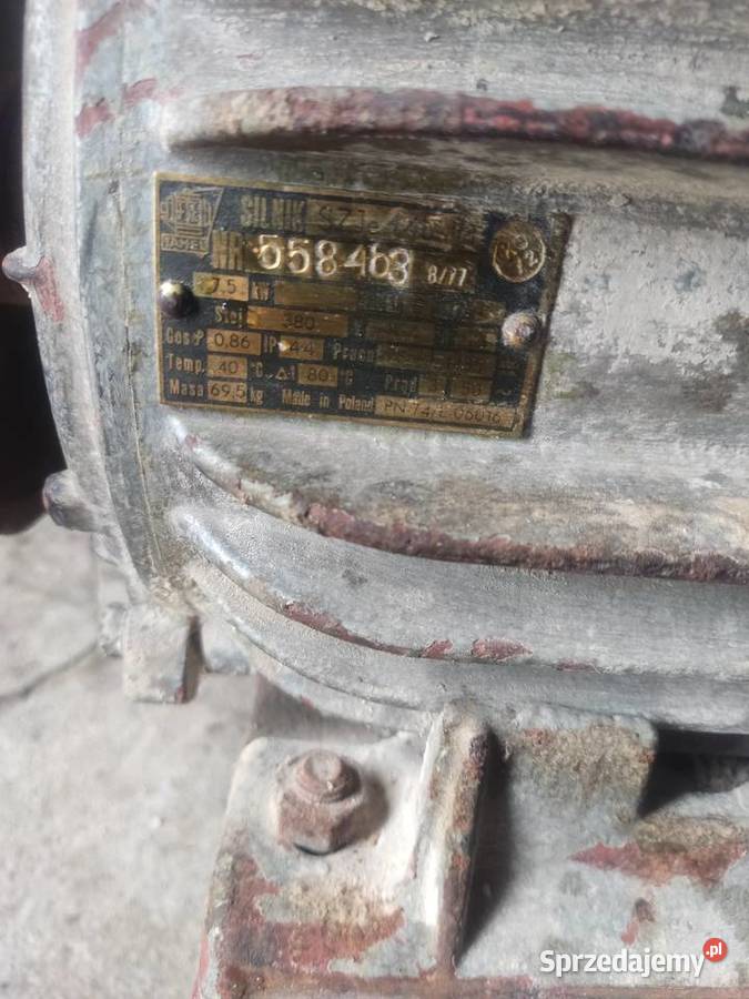 Silnik elektryczny 7 5 kw Ludwin-Kolonia sprzedam