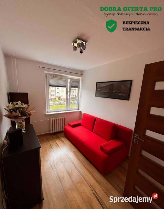 3 pokoje z dużym balkonem i piwnicą 63m2 Sprzedaż