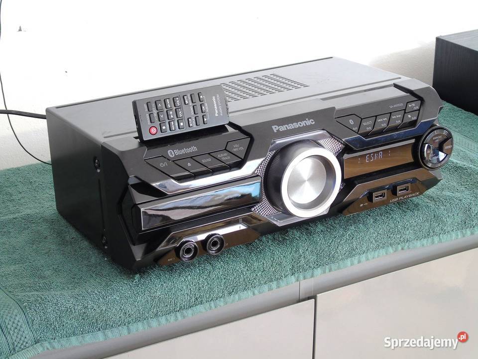 Wieża Panasonic SAAKX520 pilot radio RDS USB mp3 Jasło sprzedam