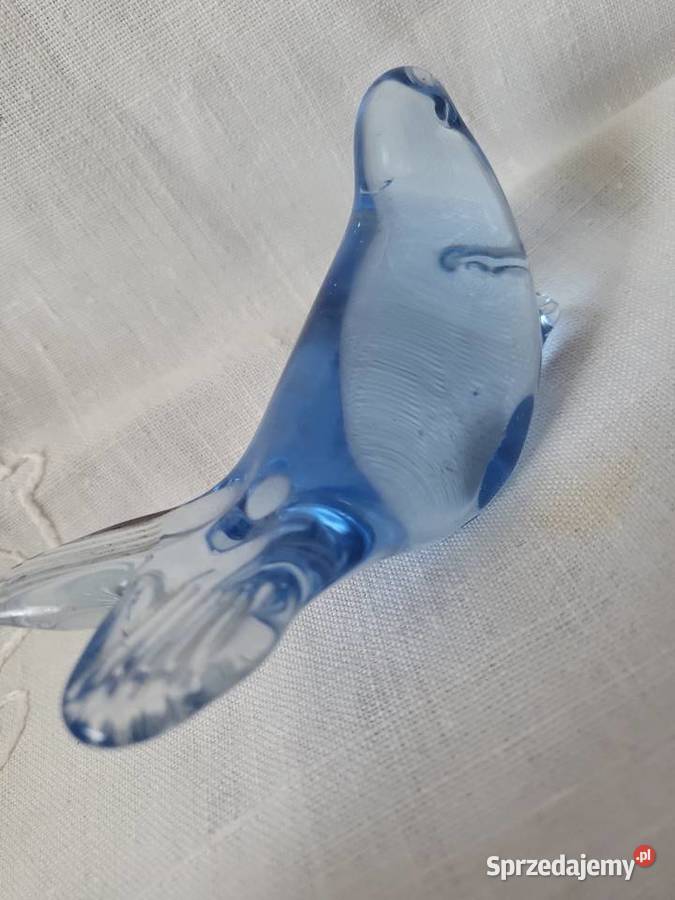 Figurka szkło lite FOCZKA szkło MuranoItalia Łódź