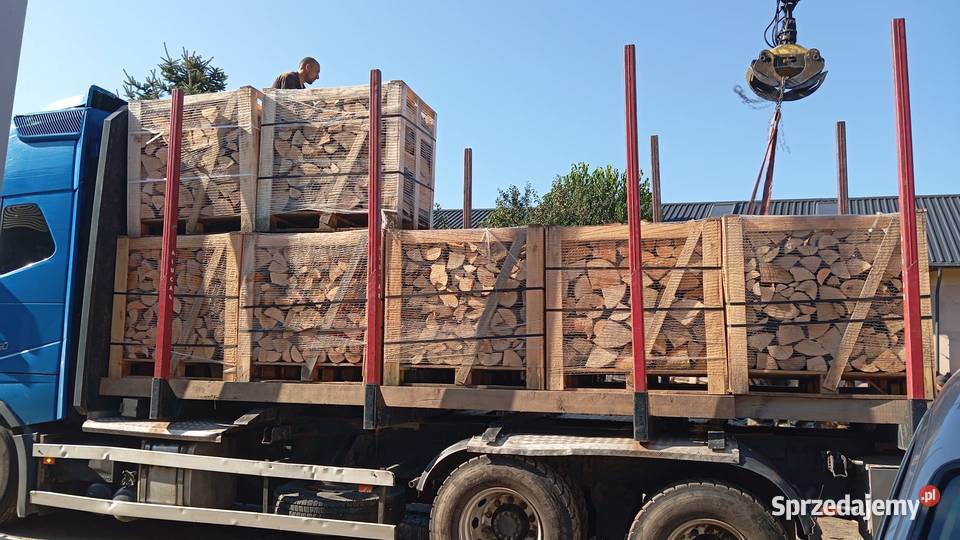 drewno kominkowe buk dąb jesion paleta Wrocław