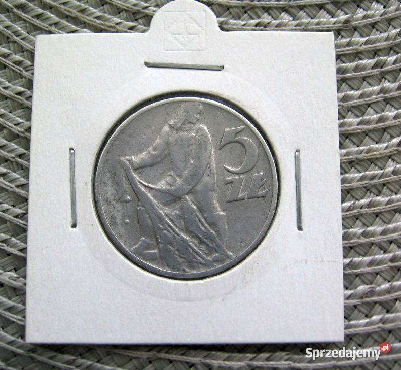 Polska 5 1960r Rybak Numizmatyka Kalisz