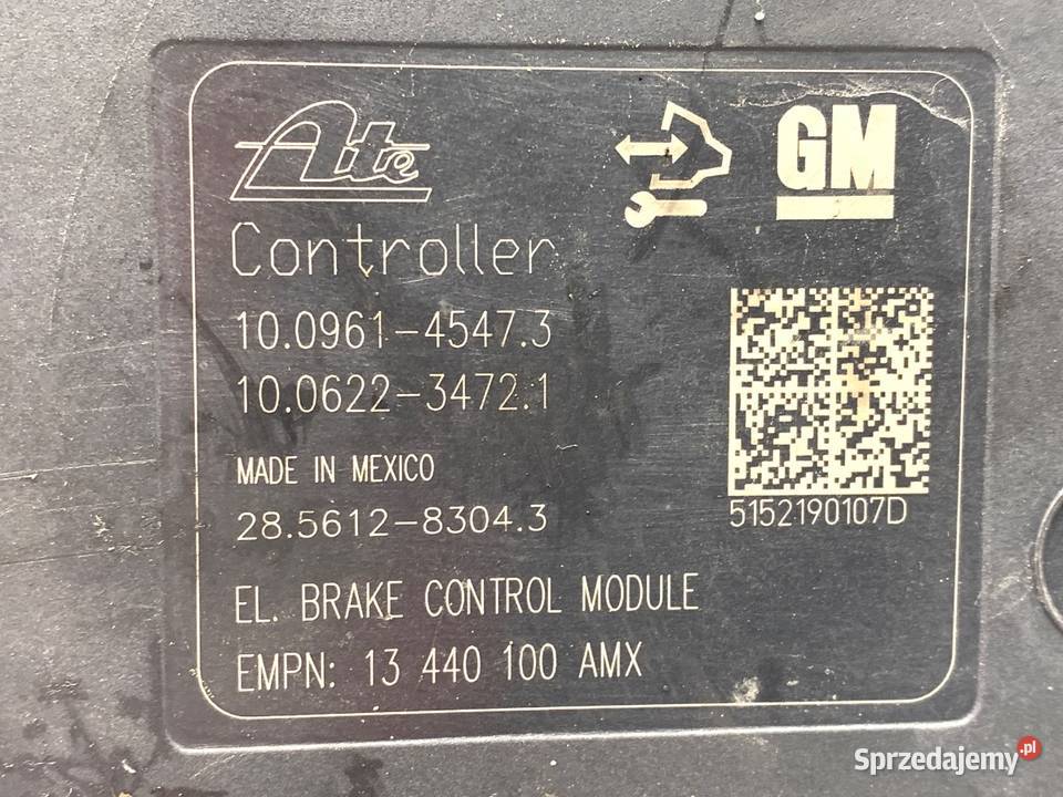 POMPA ABS OPEL ZAFIRA C 13440100 16 136 sprzedam