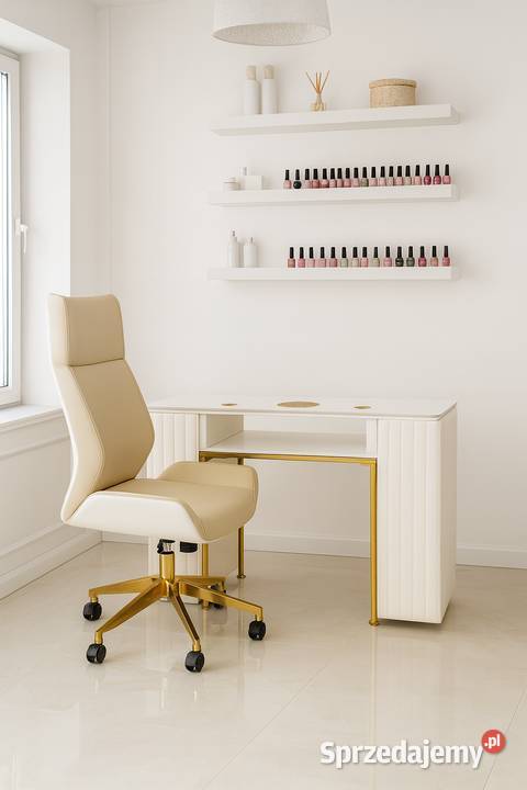 Biurko kosmetyczne z otworem na pochłaniacz małopolskie Golkowice