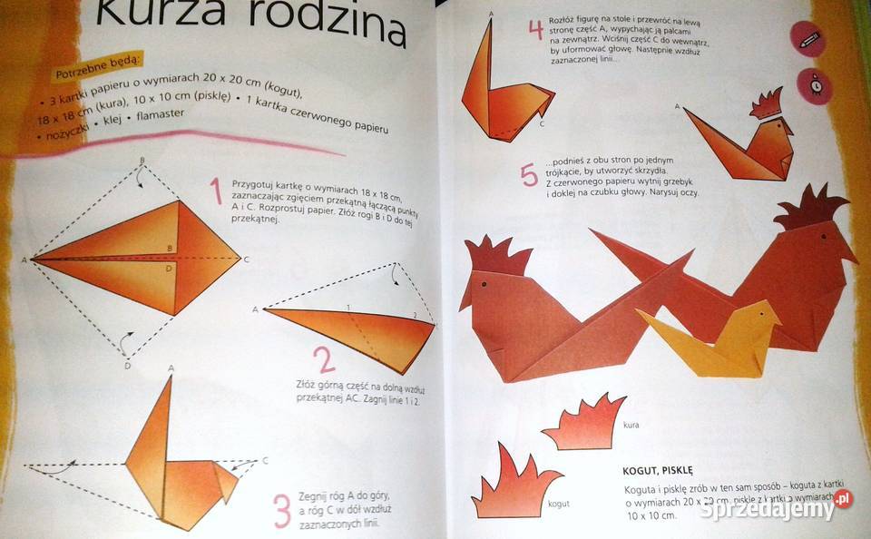 Origami Zginaj składaj baw się Maryse Six miękka Chełm