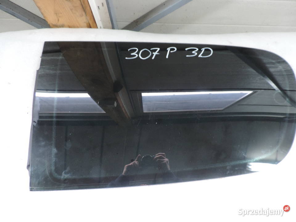 SZYBA KAROSERYJNA PRAWY TYŁ PEUGEOT 307 HB Karoseria Nowy Sącz