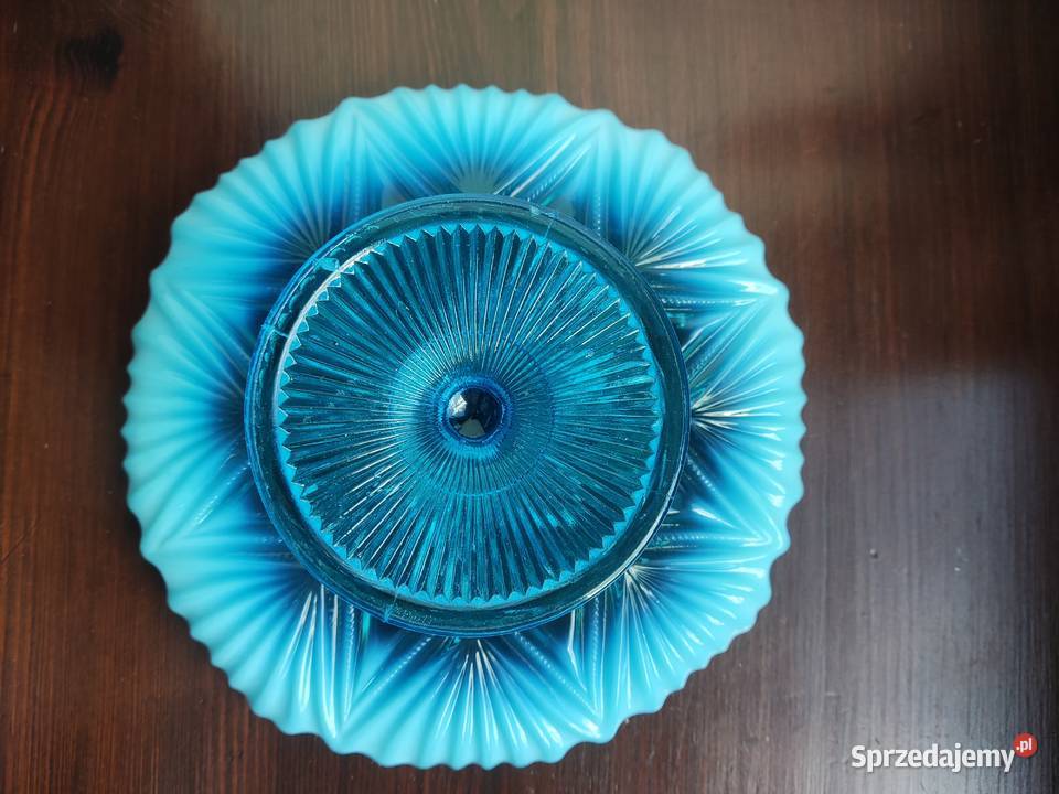 George Davidson szklana patera wzór Victoria Kraków