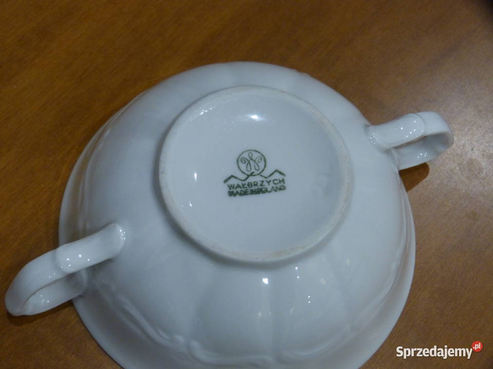 Wałbrzych bulionówki 12 sztuk 200 ml białe Gdańsk