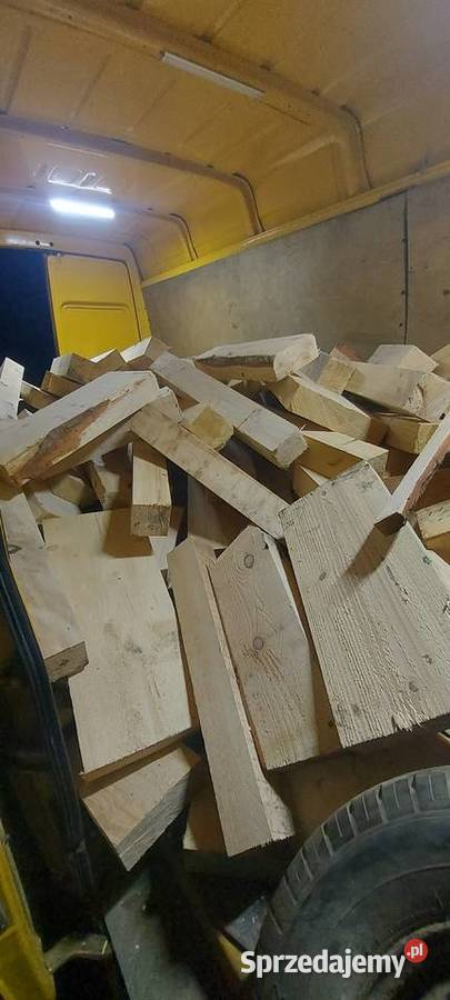 Drewno opałowe kantówki czyste bez gwoździ Opał Rosiejów