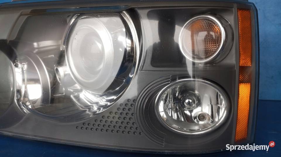 LAMPA REFLEKTOR LEWY PRZÓD EU XENON RANGE ROVER osobowe Motoryzacja wielkopolskie Nowy Tomyśl