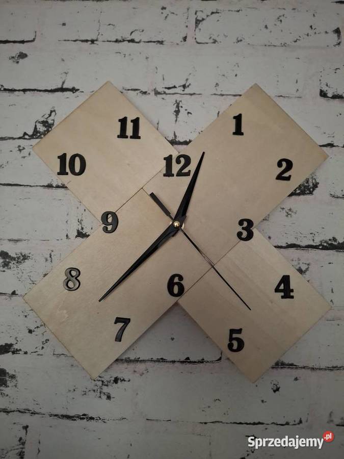 Zegar drewno 30 Łódź