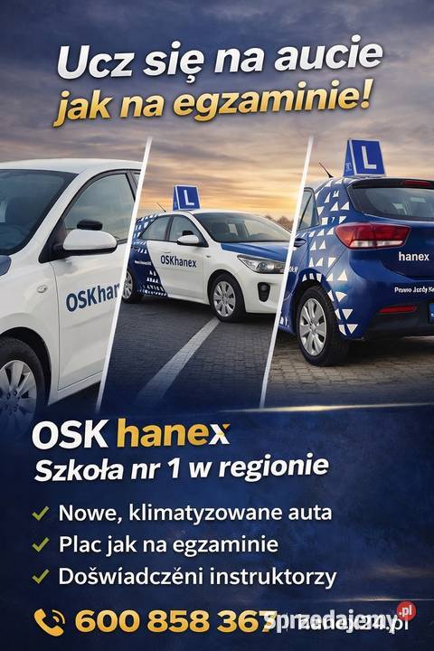 Kurs na prawo jazdy kategorii B wielkopolskie Oborniki