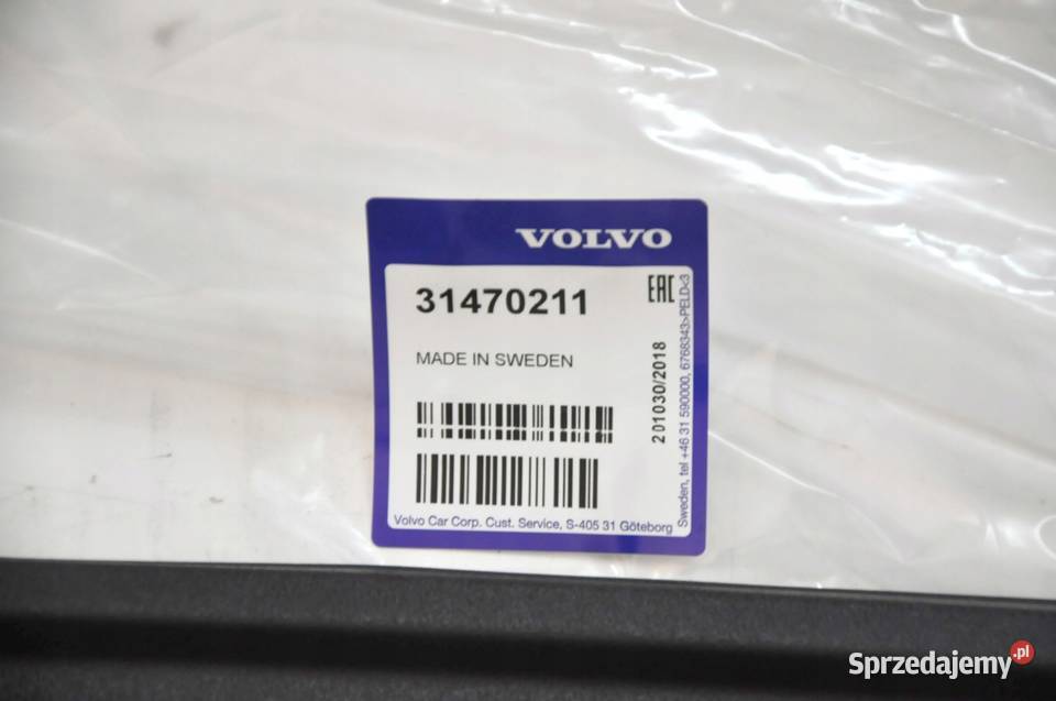 VOLVO XC60 II oryginal wykladzina mata bagaznik dolnośląskie Bielany Wrocławskie