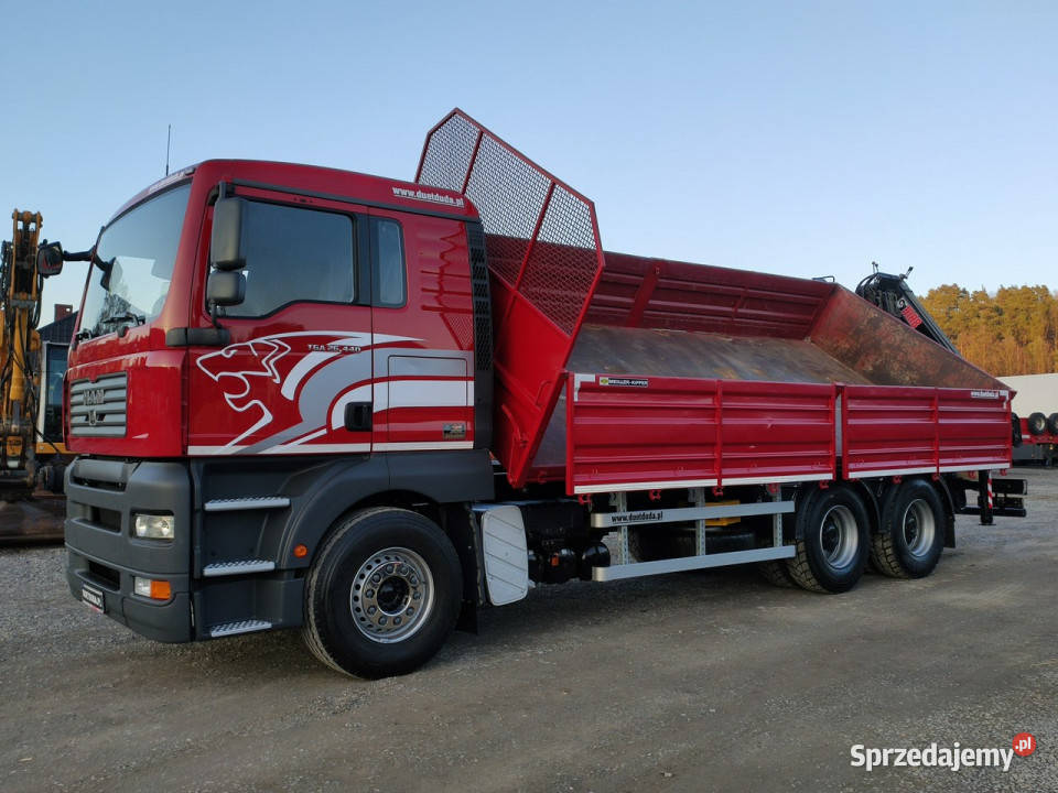 MAN Man 26440 6x4 HDS HIAB 166 B3 DUO Wywrotka tempomat świętokrzyskie Widełki