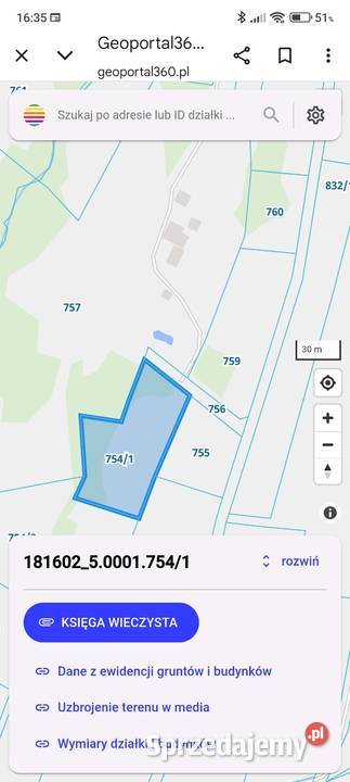 Sprzedam działke rekreacyjną Białka sprzedam