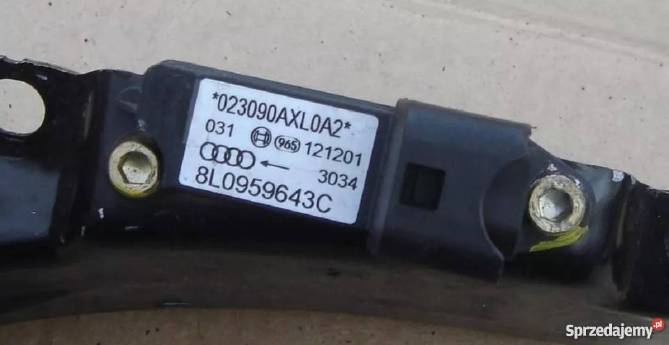 AUDI A3 S3 SENSOR CZUJNIK UDERZENIOWY BOCZNY wielkopolskie Nowy Tomyśl