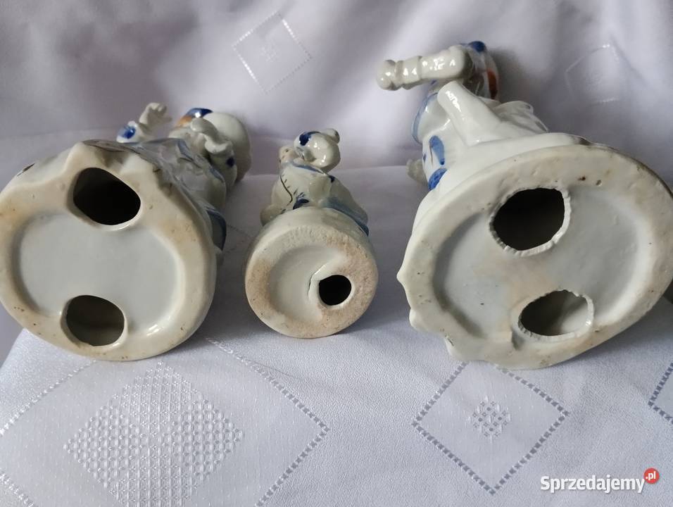 Zestaw 3 figurekstyl vintage świętokrzyskie Kielce sprzedam