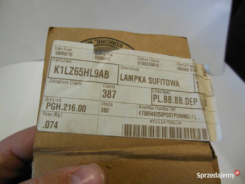 LATARKA 11LZ65HL9AB JEEP CHRYSLER