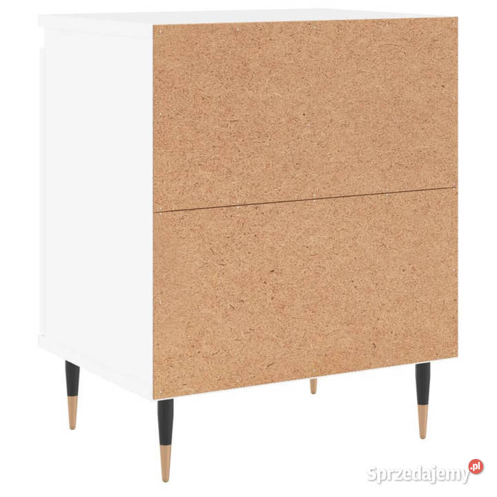 Szafki nocne 2 białe 40x30x50 materiał Warszawa sprzedam
