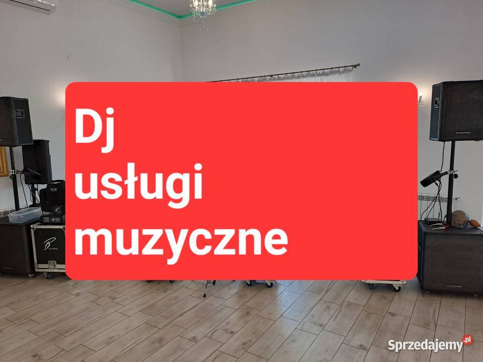 DJ usługi muzyczne okolicznościowe Sierpc sprzedam
