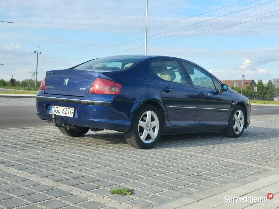 Peugeot 407 HDI granatowy dolnośląskie Głogów