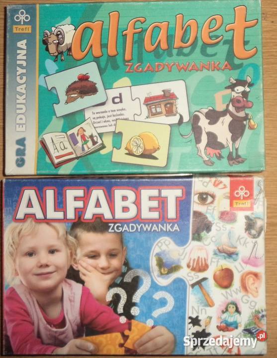 2x Gra edukacyjna Alfabet Zgadywanka Puzzle Rzeszów