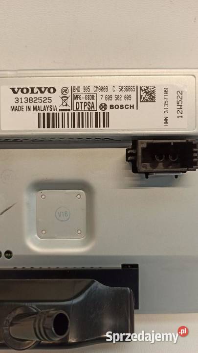 VOLVO V40 II EKRAN WYŚWIETLACZ 31382525