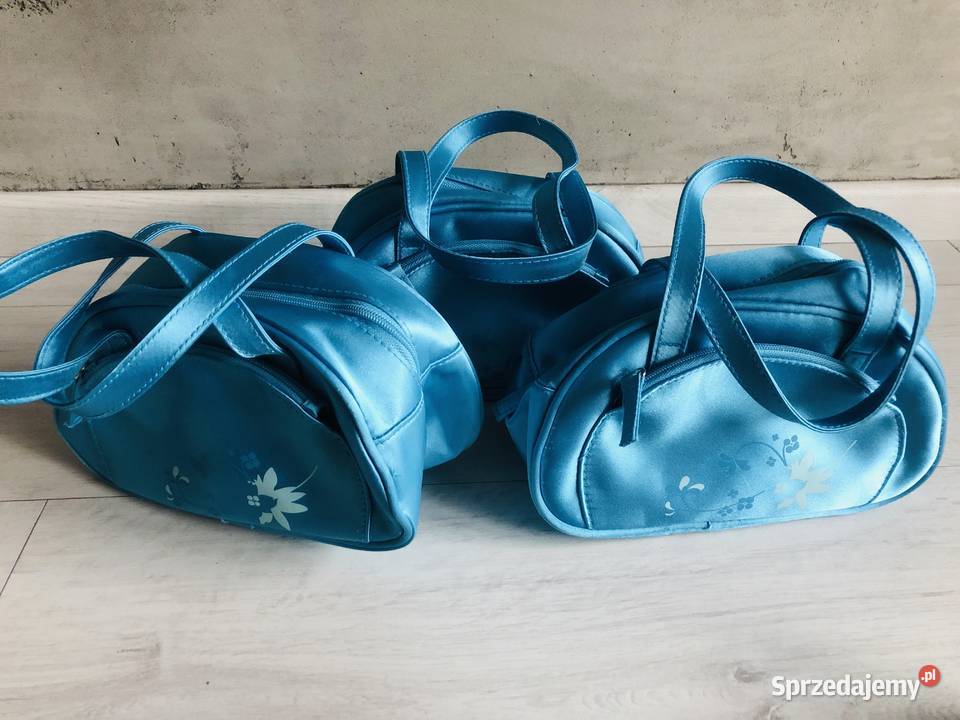 NOWA kosmetyczka niebieska futerał kuferek 3 Łódź sprzedam