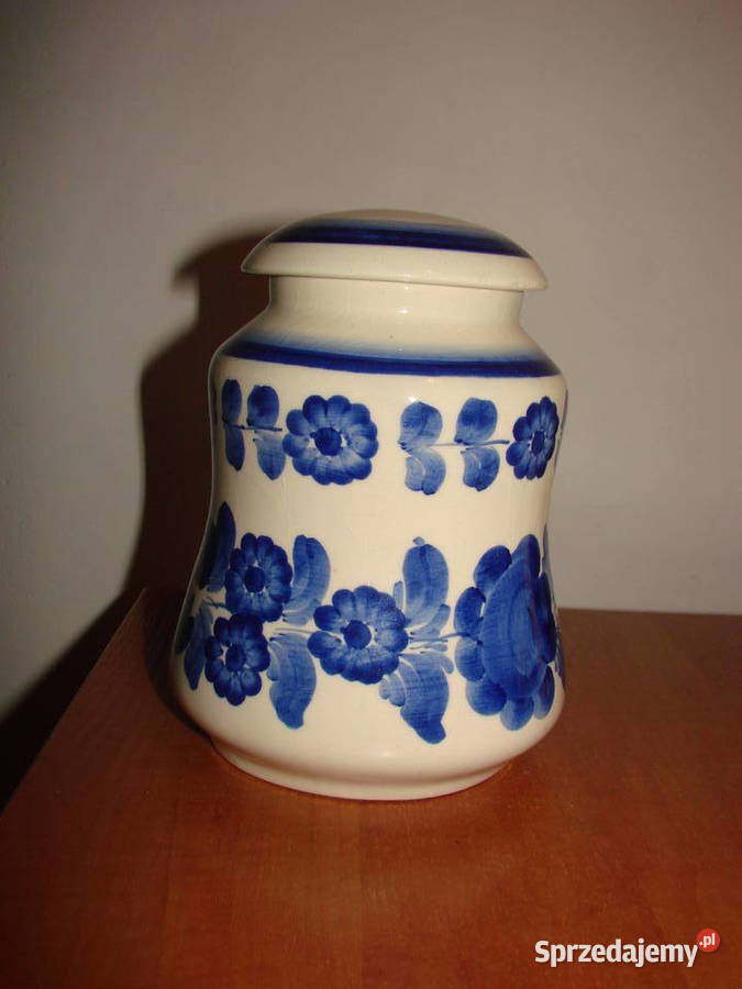 Włocławek fajansowy pojemnik kuchenny PRL Antyki, Sztuka, Kolekcje pomorskie Pruszcz Gdański