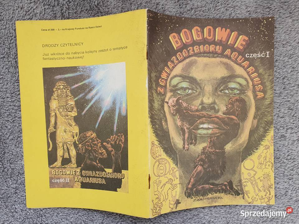 Bogowie z Gwiazdozbioru Aquariusa komplet cz1 i Rok wydania 1988 Gdynia sprzedam