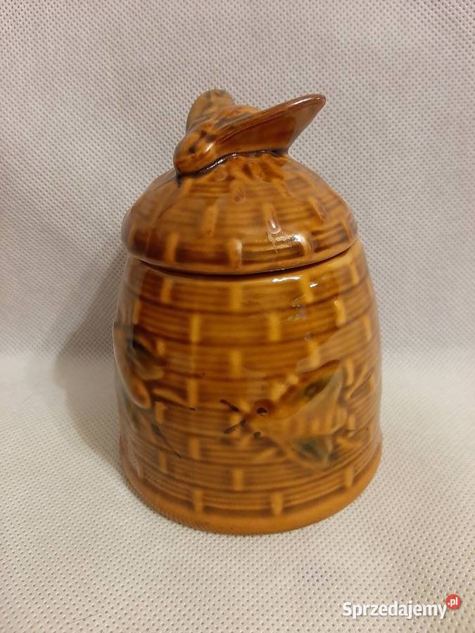 Śliczny pojemnik do miodu z pszczółką Inowrocław