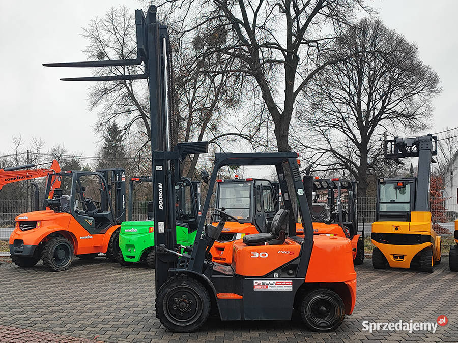 Wózek widłowy Doosan D30G diesel 3 tony duplex 3 Doosan Kęty