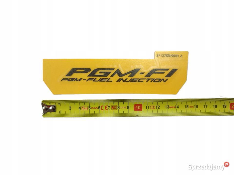NAKLEJKA PGM FI PR BOCZEK HONDA FES125 PANTHEON