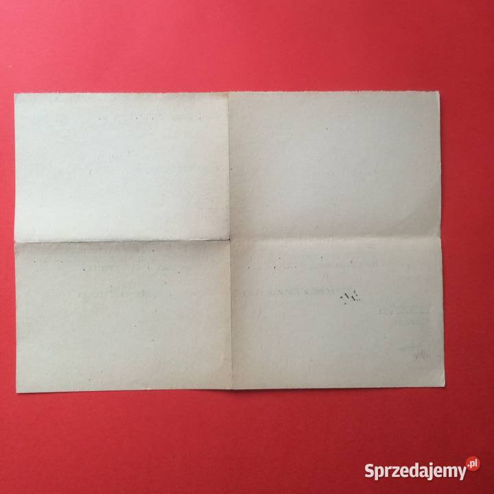 1664 Pismo O Przeszeregowaniu Józefowicz zachodniopomorskie Szczecin