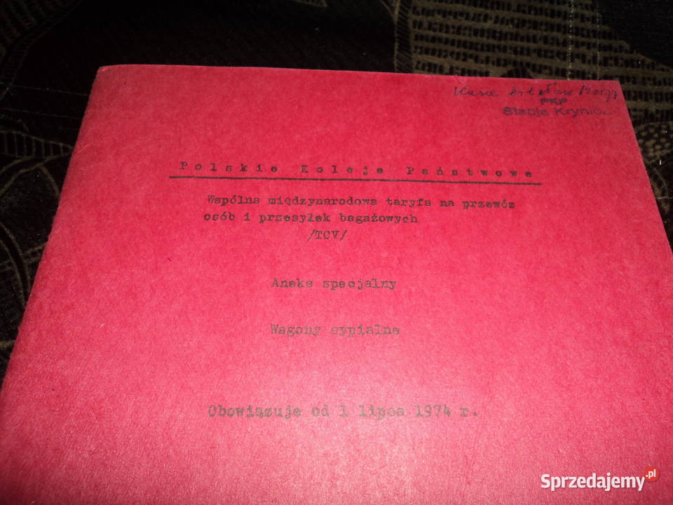 PKP aneks specjalnywagony sypialne Nowy Sącz sprzedam