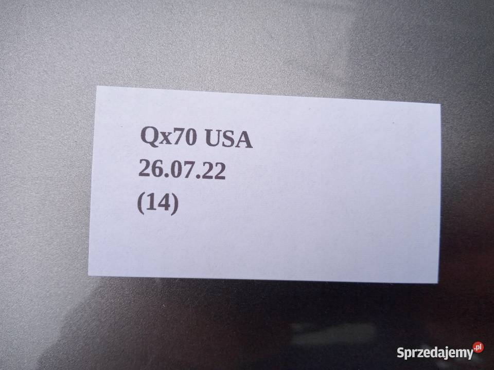 BŁOTNIK PRAWY PRZÓD INFINITI QX70 FX35 FX37 FX50 części blacharskie Nowy Tomyśl