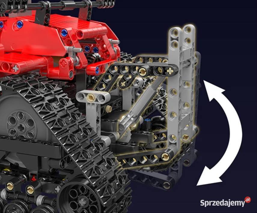 Klocki ciągnik sterowany CASE 1698klocków Pobiedziska