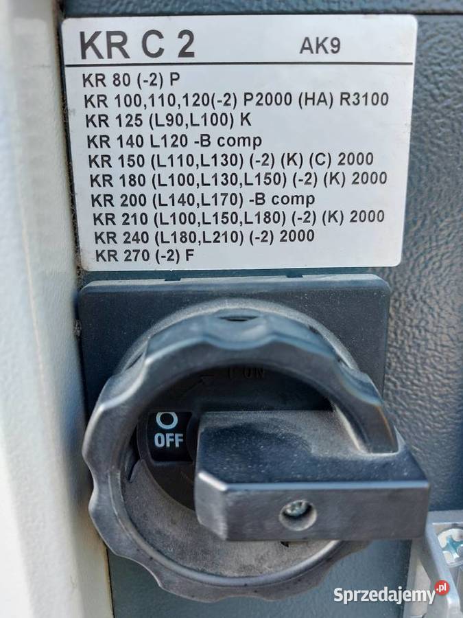 Robot przemysłowy KUKA KR1507 Oś Sterowanie KR lubuskie Gorzów Wielkopolski