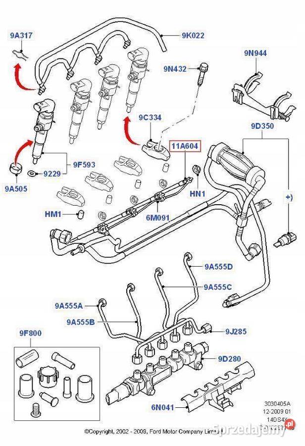 RURKA PALIWA FORD FIGO FIESTA FUSION 14 TDCI osobowe