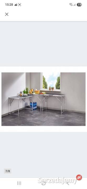 Parkside wielofunkcyjny zestaw 3 stołów