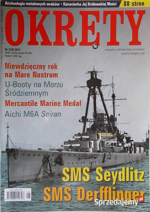 OKRĘTY 3742 Rocznik 2015 6 egz Magazyn histwojsk Limanowa